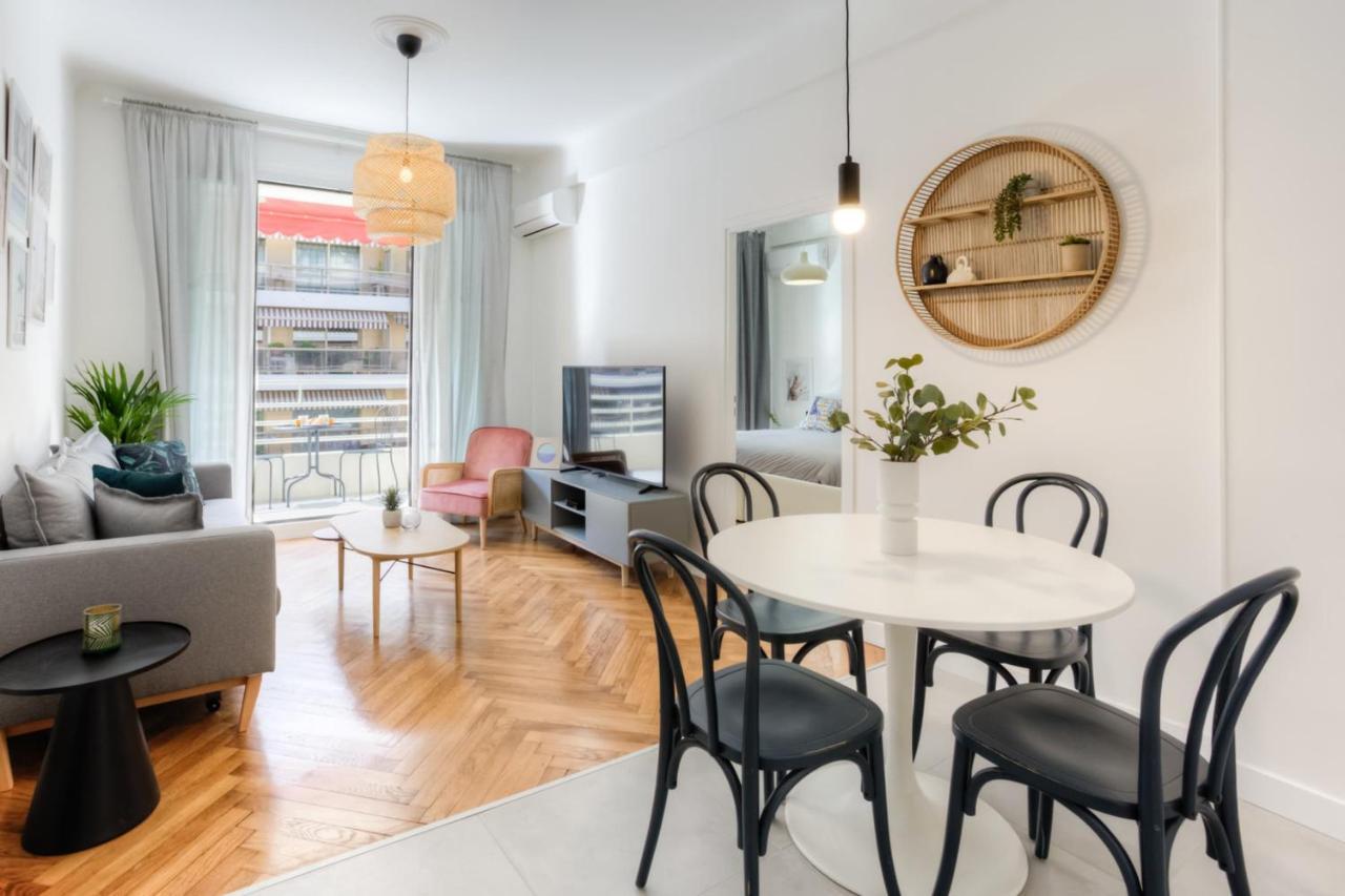 #29 Suite Gambetta Ac Sea View 2 Bedrooms 1Min Walk To Promenade & Sea นีซ ภายนอก รูปภาพ
